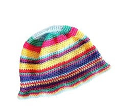 Cappello uncinetto  COTONE crochet hat unisex fatto a mano