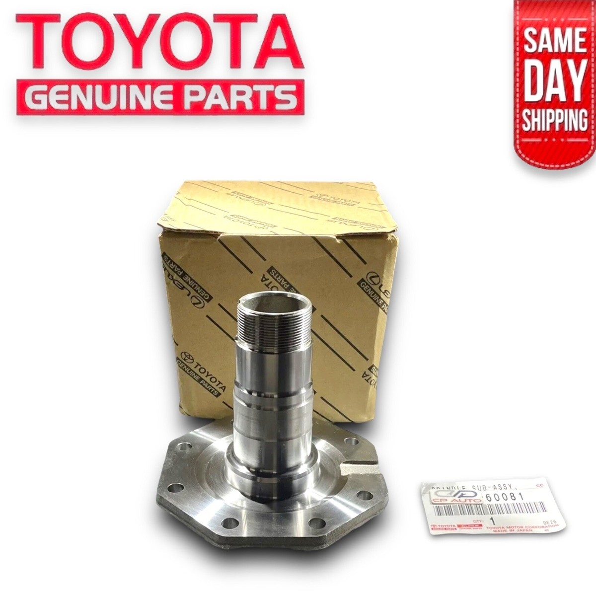 93 - 97 TOYOTA LAND CRUISER FZJ80 STEERING KNUCKLE SPINDLE