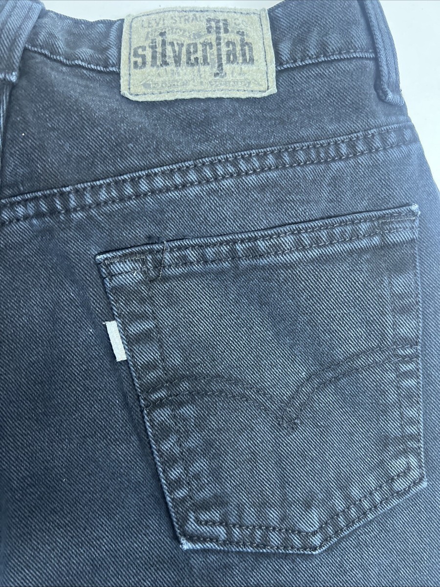Vintage Levis Silver Tab Loose Jeans Size 7/8USA Made 90s Grunge