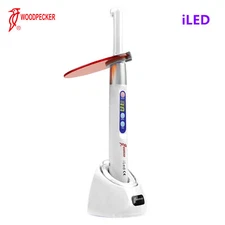 100% Genuine Woodpecker iLED Dental Curing Light Lamp 1 Sec Resin Cure 2500mw/c㎡