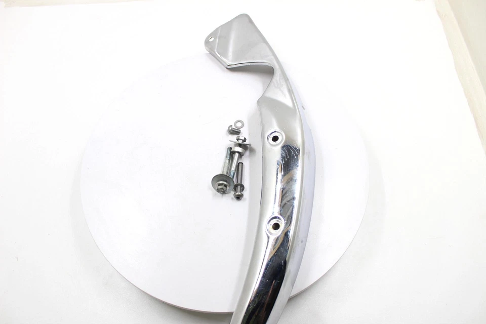 Kawasaki Vulcan 1600 2005 cromado izquierdo fabricante original guardabarros trasero pasajero agarre riel Foto 3 de 4