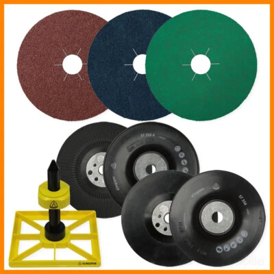 Fiberscheiben Schleifscheiben Schleifblätter Sternloch 115 mm 125 mm Klingspor