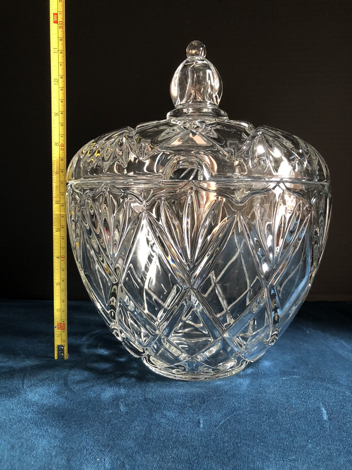 Mikasa Roxborough Punch Bowl with Lid Elegant Drink Server