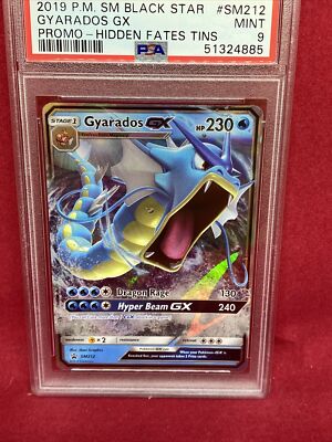 Pokemon Hidden Fates Gyarados GX Promo #SM212 PSA 9 MINT | eBay