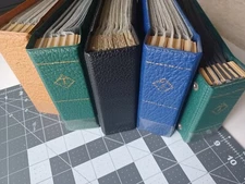 FIVE Used FDC Postcard Cover Albums Showgard  and other