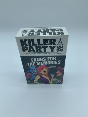 Party Card Game Killer Party Fangs for the Memory Vampires 16+ Adult Murder 