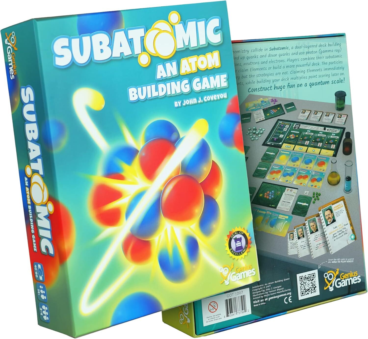 Subatomic: an Atom Building Game (2nd Edition) | A Chemistry Game About Elements
