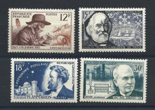 France N°1055/58** (MNH) 1956 - Inventeurs et chercheurs célèbres Français