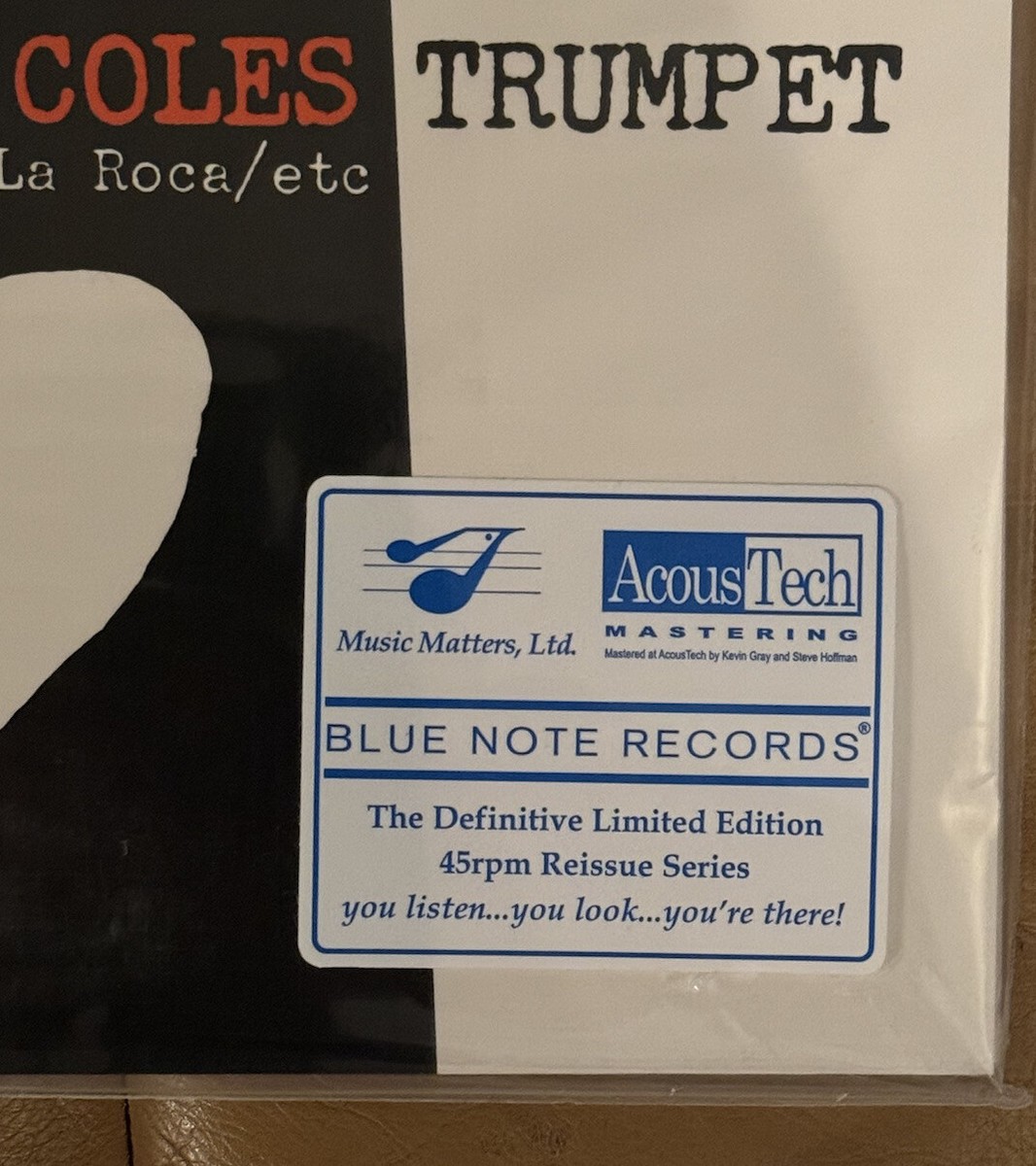 BLUE NOTE Johnny coles/little Johnny新品LP Johnny Coles - Little Johnny C - Blue Note Vinyl Reissue 33 RPM