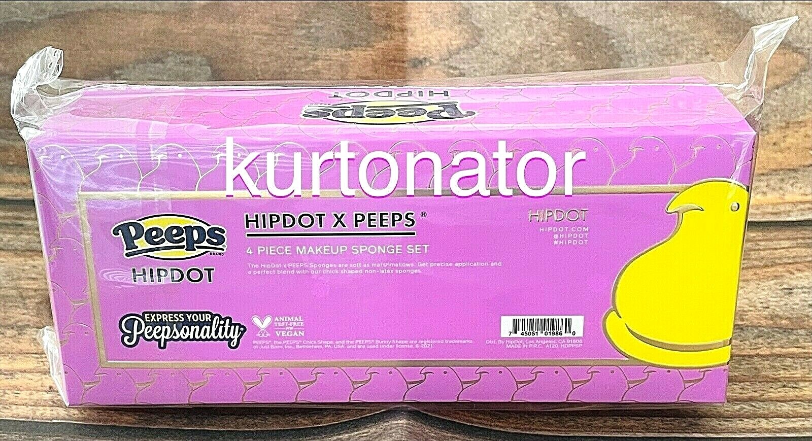 Hipdot x Peeps Chicks Makeup Sponge 4-Pack NEW
