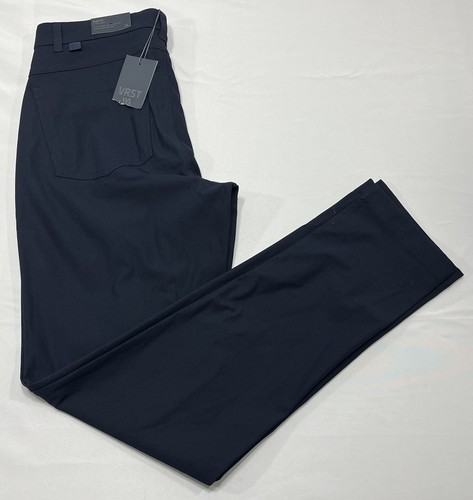 New VRST Slim Fit 5-Pocket Commuter Performance Pants Mens 30x32 Tech Golf Chino