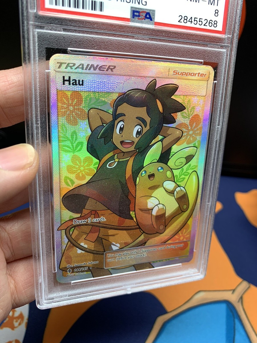 Holo Shift Misprint Error Pokemon Full Art Hau Trainer 144 Raichu