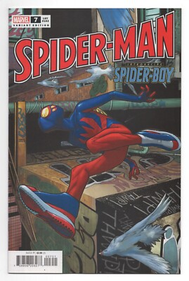 Spider-Man #7 - 2023 - Ramos Spoiler Variante - 1. App Spider-Boy - ca. 9.2 / NM-