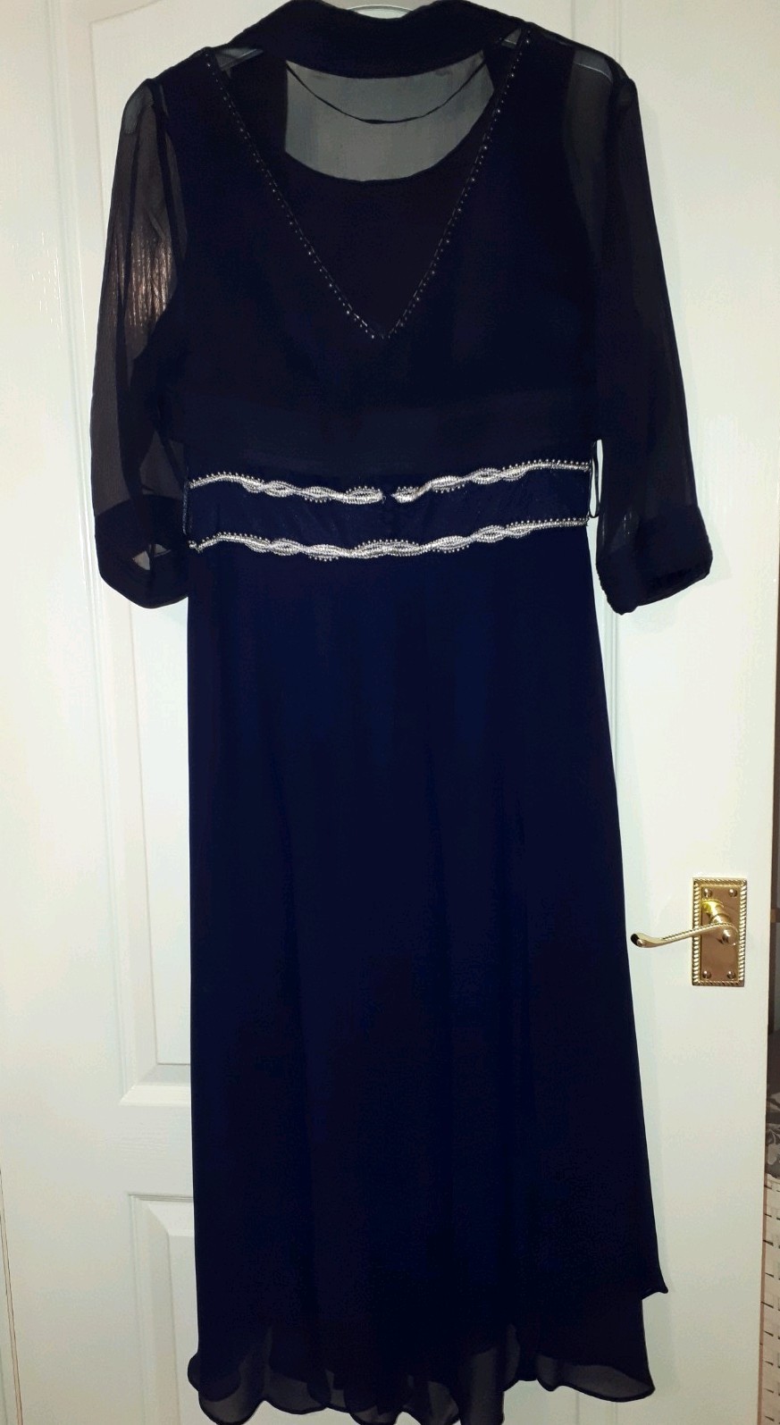 Ladies monsoon dress  10 & beautiful silk bolero size 12 worn once image 3