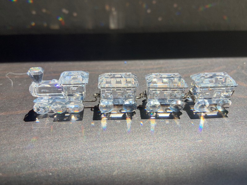 SWAROVSKI Figurine Train with Mirror 193014