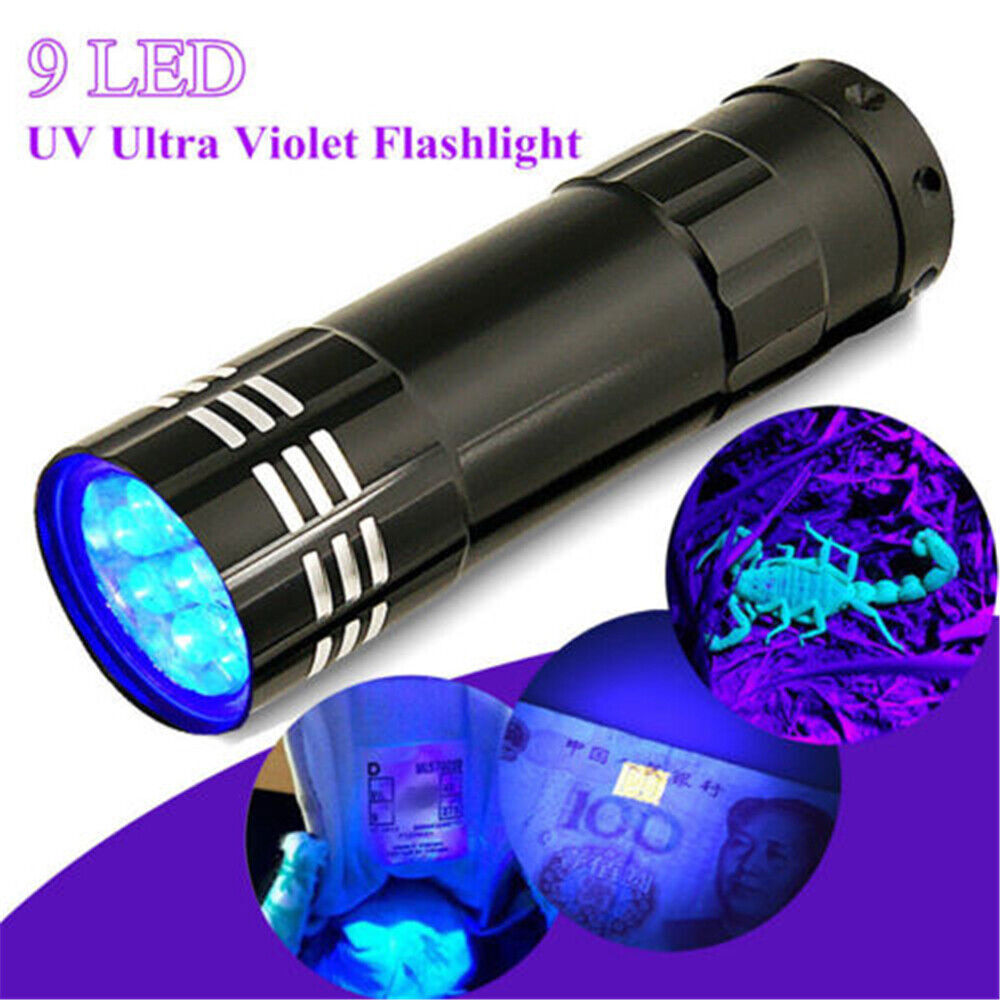 TNATRA 365nm & 395nm Ultraviolet Flashlight Blacklight,2 In 1 LED UV - Foto 10