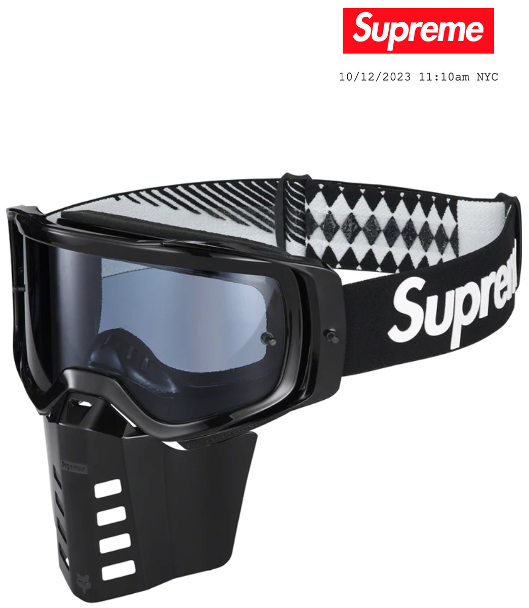 SUPREME FOX RACING GOGGLES ****BOTH RED & BLACK PAIR IN STOCK