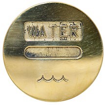 Brass Water Filler Cap Suit 1 1/2", narrowboat, boat, barge, yacht, cruiser.