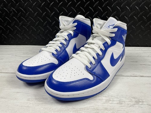 Nike Air Jordan 1 Mid ""Kentucky"" königsblau weiß Größe 11W/9,5M BQ6472-104 - Bild 5 von 11