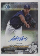 2017 Bowman Chrome Prospect Mega Box Anderson Espinoza #BMA-AE Auto i6j