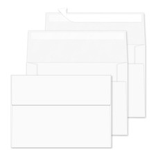 50 PCS White A4 4x6 Inch Self Seal Envelopes Wedding Invitations Greeting