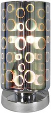 Table Lamp 1x60w, Multi-colour/chrome, E27 Bulb