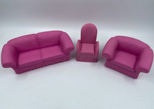 Barbie Puppen Sofa Sessel Konvolut pink rosa 1988 vintage M.T.H.K.