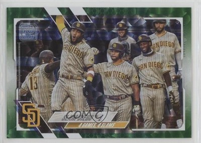 2021 Topps Checklist Green /499 San Diego Padres Fernando Tatis Jr #323 0hr