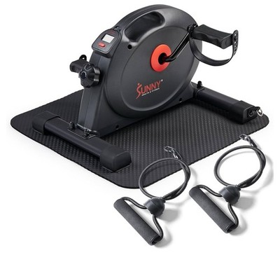 Sunny Health & Fitness Under Desk Smart Mini Pedal Exerciser Dual Function
