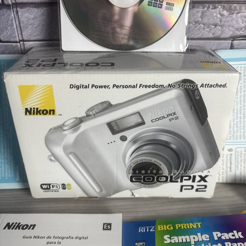 Nikon Coolpix P2 BOX AND MANUALS ONLY! - Picture 5 of 8