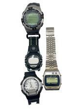 Lot Of 4 Vintage Watches-CASIO #2329, Columbia CL5054, MZ Berger, Timex