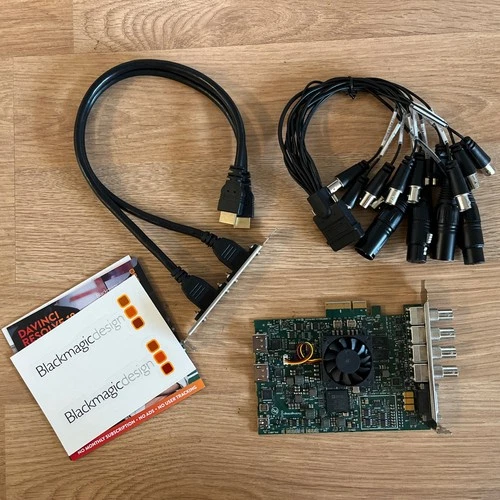 * Black Magic Decklink 4K Extreme 6G with Breakout Cable and HDMI Bracket