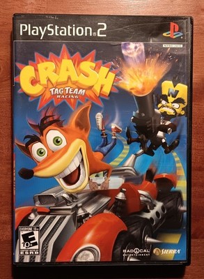 Crash: Tag Team Racing (Sony PlayStation 2, 2005) PS2 Complete w/ Manual Tested