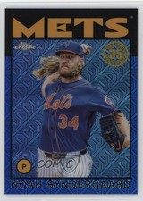 2021 Topps Silver Pack Series 2 1986 Chrome Baseball Blue /150 Noah Syndergaard