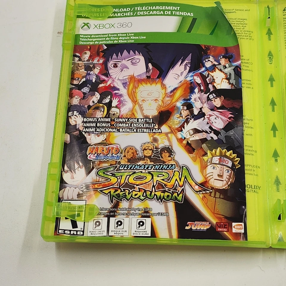 Naruto Shippuden Ultimate Ninja Storm Revolution Microsoft Xbox360 Fighting Game - Image 2 of 4