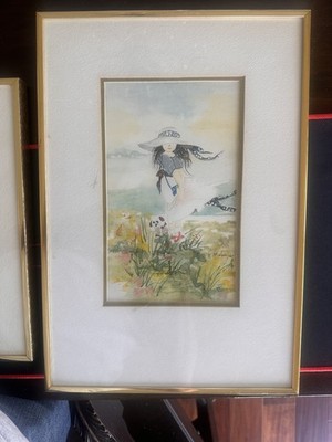 Original Watercolor Painting Framed - Signed By Sister Kinue Matsuzaki