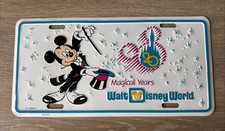 Vintage Walt Disney World 20 Years Mickey Mouse License Plate Decoration
