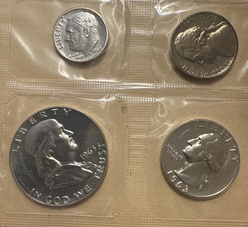 1963 Original U.S. Mint Proof Set - Sealed - *Scarce* OGP & COA - Picture 3 of 5