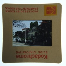 1985 Kodachrome 35mm Slide Macau Portuguese Villa Hospital Street Scene Travel