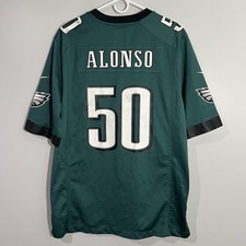 Nike NFL Philadelphia Eagles Kiko Alonso Green White Football Jersey Mens Large