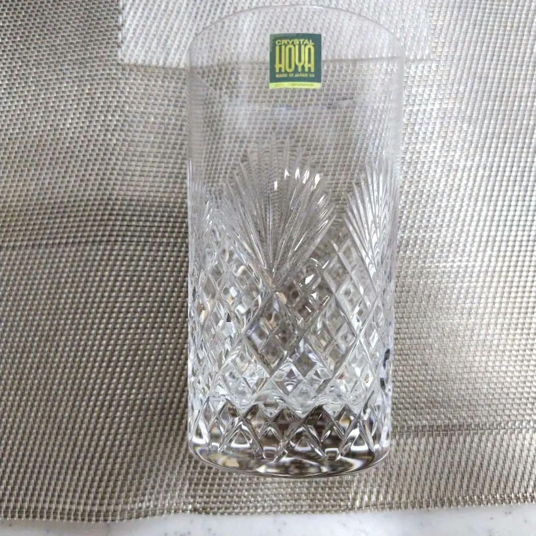 HOYA CRYSTAL Glass 4pcs set 11.5x7cm/4.52x2.75