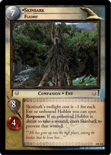 Skinbark, Fladrif - Alternate Image Moderately Played LOTR: Ents of Fangorn