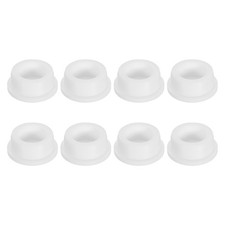 8Pcs White Plug Holes, Rubber Button Plug for 33mm / 1.3" Hole