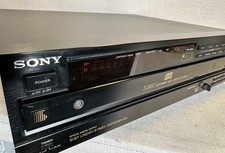 Sony CDP-C800 5 Disc CD Player Changer - WORKS READ - Odd cosmetic issue