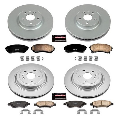 PowerStop CRK4135 Brake Kit For Cadillac CTS 2008-2014 Front Rear