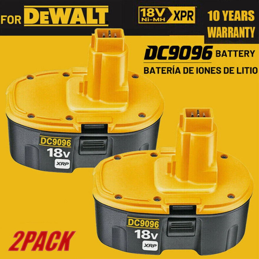 2pack For Dewalt DC9096-2 18 Volt 18V Battery NiMH DC759 DC970