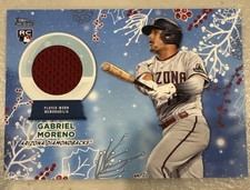 Gabriel Moreno 2023 Topps Holiday - Relics  #RC-GM (MEM, RC) Diamondbacks