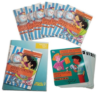 1996 SRA Mathematics Representing Data Level 3 Teachers Guide 6 Student Books 