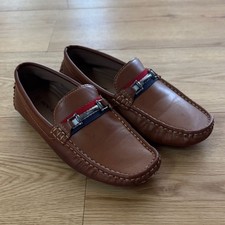 Bruno Marc Kids Brown Loafers Size 3 Dress Shoes Church Holiday Designer Look