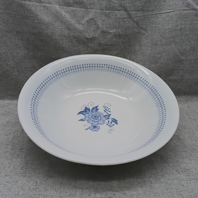Porzellanschüssel weiß/blau Schale mit blauen Blumen Küche im Landhausstil Kahla